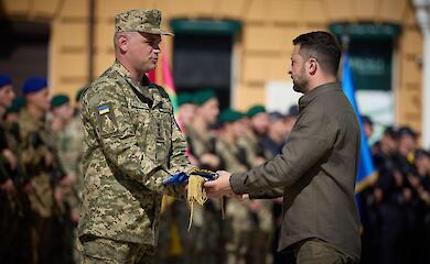 "Призрак Киева": 40-я бригада тактической авиации официально получила почетное наименование
