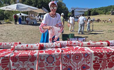 Обуховский рушник представили на форуме, посвященном украинскому нематериальному культурному наследию