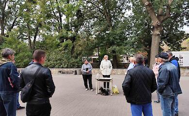 Обучение на практике: как учителя осваивали спортивное ориентирование в Кагарлыкском парке