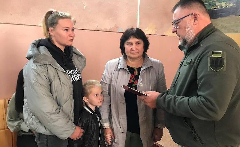 Рідним захисників з Миронівки вручили їх посмертні нагороди