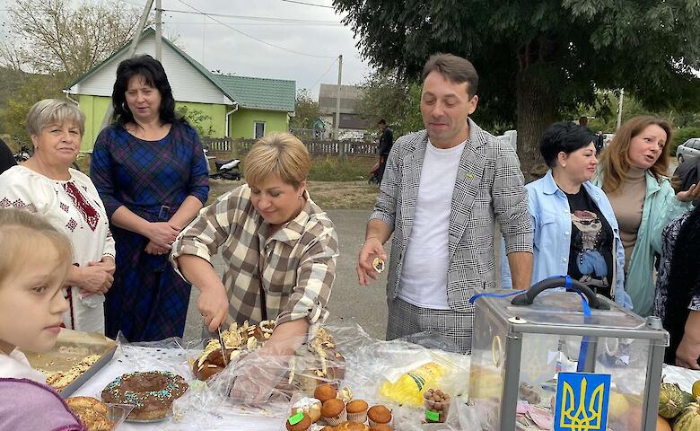 В Обуховской громаде состоялись благотворительные ярмарки в поддержку ВСУ