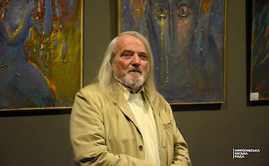 В Мироновке, при участии автора, открылась выставка выдающегося украинского художника