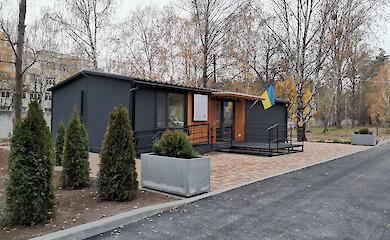 В Обухові відкрили мобільний реабілітаційний модуль для постраждалих від війни