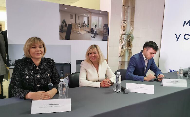 В Обухові відкрили мобільний реабілітаційний модуль для постраждалих від війни