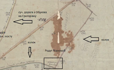 Вали і редути Обухова 16-17 століття