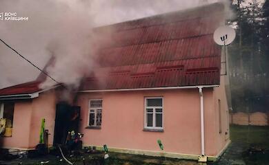 Під час пожежі на Обухівщині загинув чоловік