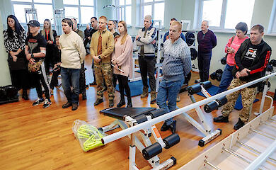 Адаптивний спорт та реабілітація: в Миронівці відкрили "Простір здоров'я" для ветеранів