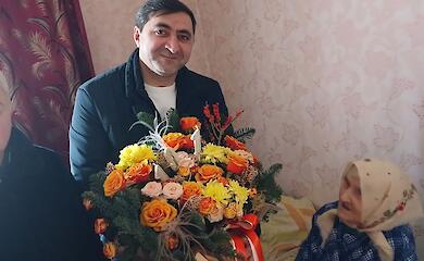 Долгожительницу из Богуслава поздравили со 101 Днем рождения