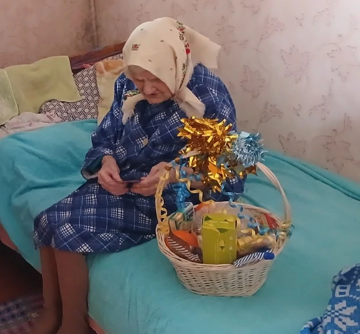 Долгожительницу из Богуслава поздравили со 101 Днем рождения
