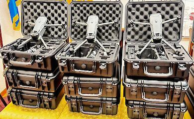 Из Обухова на фронт передали очередную партию Mavic 3T