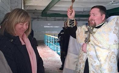 Освященная иорданская вода текла из кранов в домах жителей Обухова