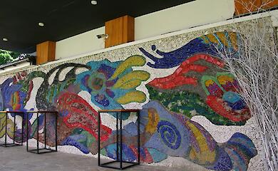 В Киеве отреставрируют мозаику выдающейся художницы Аллы Горской, которая погибла в Василькове