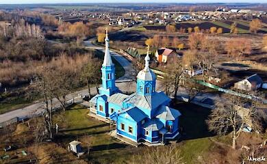 Николаевская церковь в Кадомце: единственная деревянная святыня Кагарлыччины