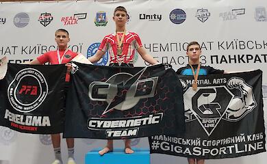Обуховский спортсмен одержал 5 побед на чемпионате Киевщины по панкратиону и грепплингу