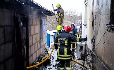 На территории мужского монастыря в Обуховской общине возник пожар