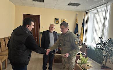 Воїну з Обухівщини вручили медаль &laquo;За поранення&raquo;