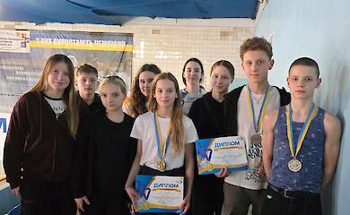 Обухівські плавці здобули медалі на чемпіонаті в Білій Церкві