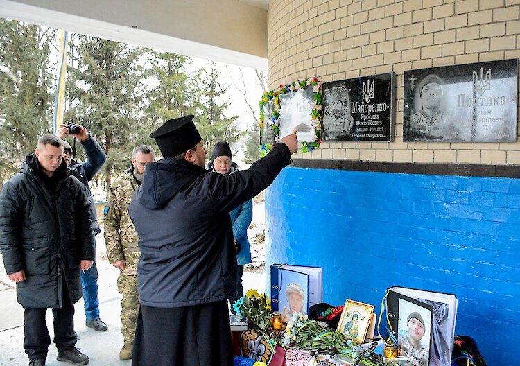 В Кагарлицькій громаді відкрили меморіальні дошки на честь героїв-земляків