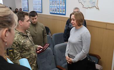 У Василькові вручили орден "За мужність" родині загиблого "Привида Києва"