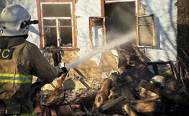 Пожар в доме на Обуховщине унес жизнь пожилой женщины