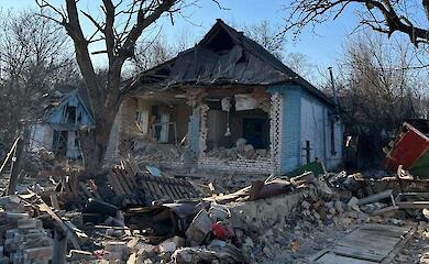 Ліквідація наслідків російської атаки в Українці: постраждало 12 домоволодінь (ВІДЕО)