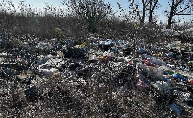 На Обуховщине ликвидировали очередную стихийную свалку мусора