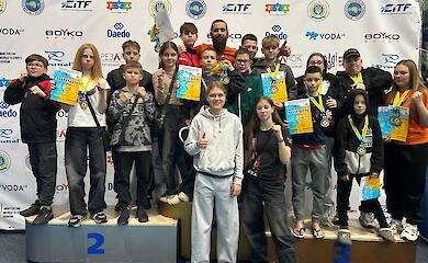 Обуховские таэквондисты завоевали медали на Чемпионате Украины