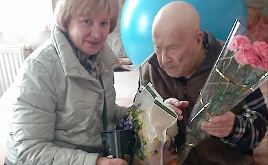 У Кагарлику привітали 98-річного ветерана Другої світової