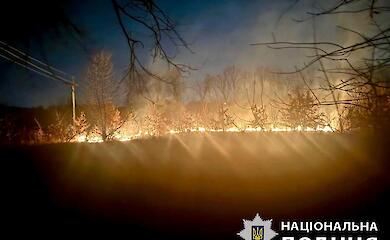 В Обухівському районі ліквідували пожежі після ворожої атаки