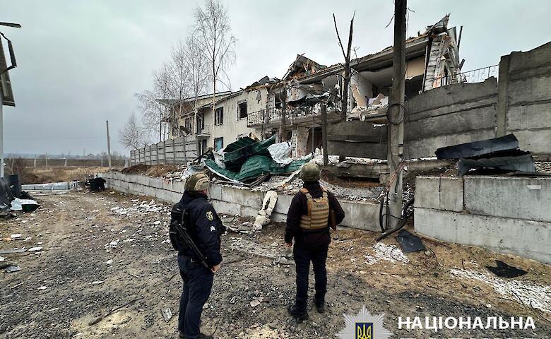 В Обухівському районі ліквідували пожежі після ворожої атаки