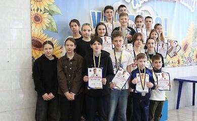 Плавці з Обухова здобули перемоги на змаганнях у Вишгороді