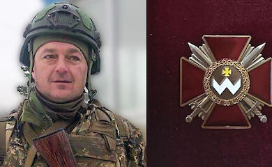 Маме бойца из Кагарлыччины вручили его посмертный орден