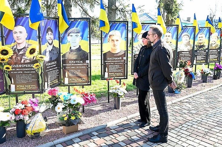 На Алеї Слави у Кагарлику вшанували ще одного Героя