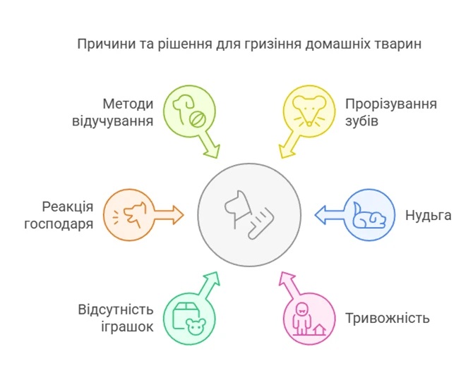Чому тварини гризуть меблі, взуття та інші речі, і як з цим боротися?