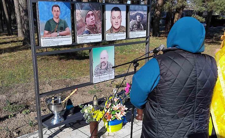 У Богуславській громаді відкрили меморіальну світлину ще одному загиблому Захиснику