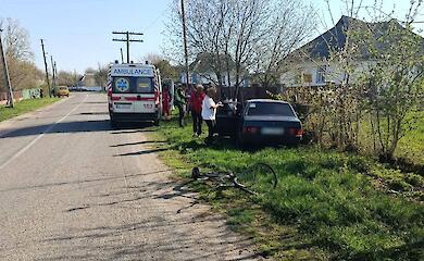 На Обуховщине велосипедист столкнулся с авто: открыто уголовное производство