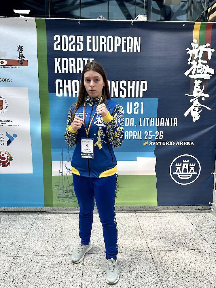 Обухівська каратистка взяла бронзу на чемпіонаті Європи