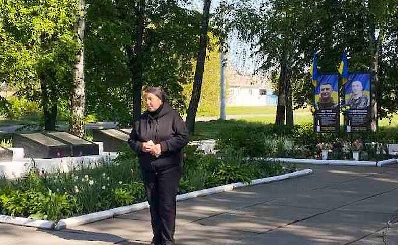 В селе Кагарлыкской громады открыли Аллею Славы в честь погибших Героев-односельчан