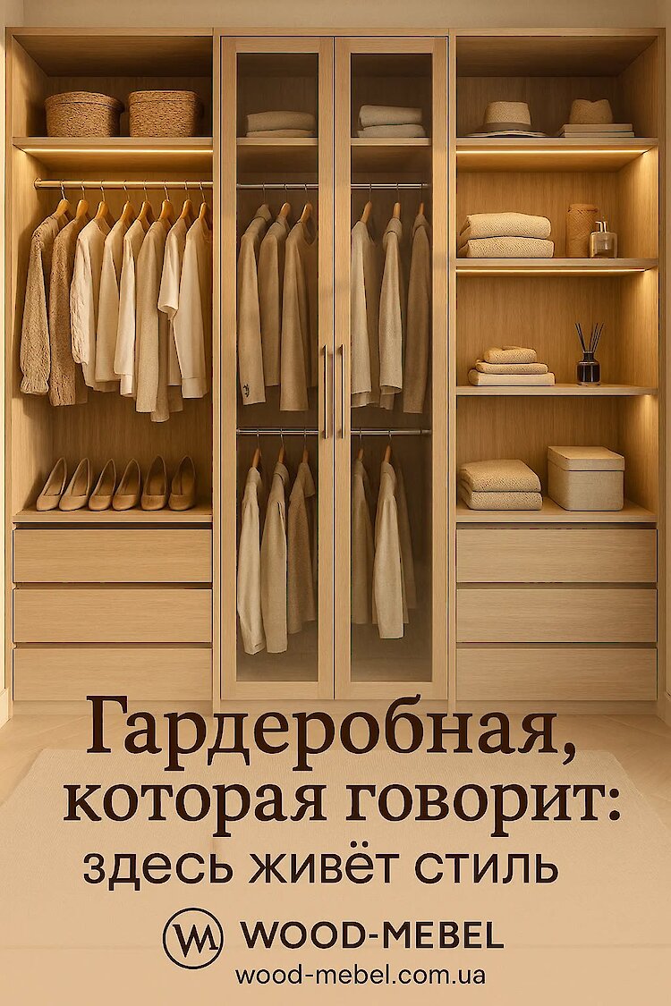 Гардеробные на заказ от Wood-Mebel
