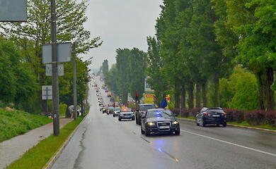 В Обухове состоялся автопробег в поддержку пленных и пропавших без вести военных