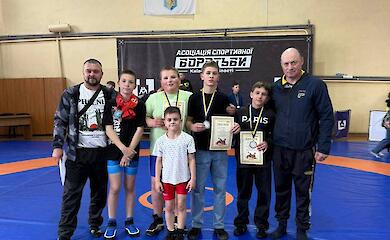 Юні борці з Обухівщини вибороли "срібло" на відкритому чемпіонаті в Білій Церкві