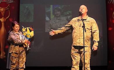 Обуховщина гордится: санитарный инструктор 135 батальона получила всеукраинское признание