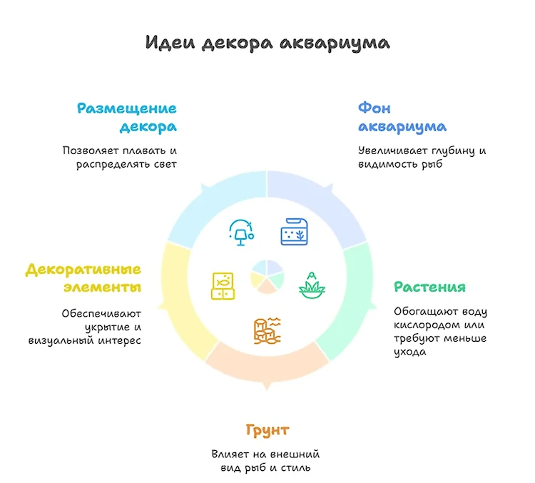 Как украсить аквариум: декор, создающий уникальную атмосферу
