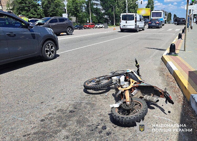В Обухове в ДТП пострадал мотоциклист