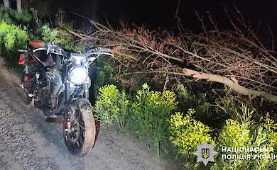 На Обуховщине мотоциклист в состоянии опьянения попал в ДТП