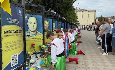 У Ржищеві відкрили нові стели пам&rsquo;яті загиблих Героїв