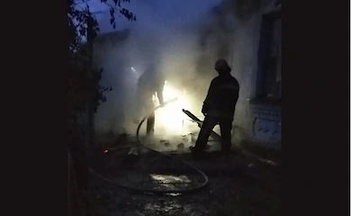 Пожар уничтожил часть дома в селе на Обуховщине