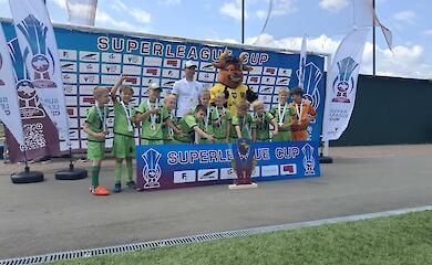 Дев&rsquo;ятирічні футболісти з Обухова здобули три трофеї за три тижні