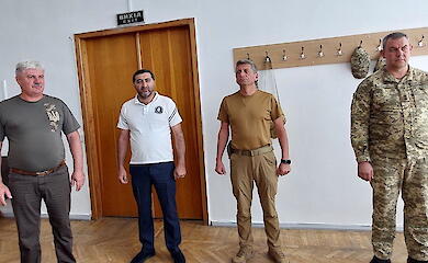 Бійців добровольчого формування Богуслава відзначили подяками