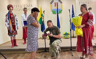 У Ржищеві вшанували захисників та нагородили активістів